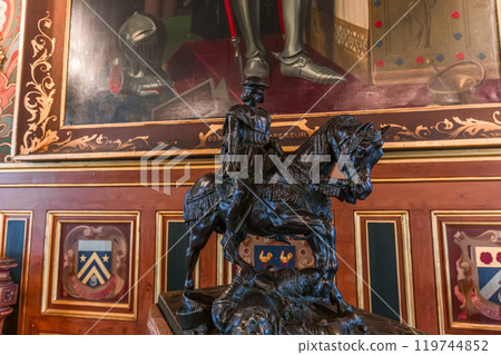 Palace Groslot, Orleans, France, interiors Palace Groslot, Orleans, France, interiors 119744852