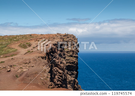 Landscape at Vulcao Penha de Aquia, Madeira, Portugal Landscape at Vulcao Penha de Aquia, Madeira, Portugal 119745574