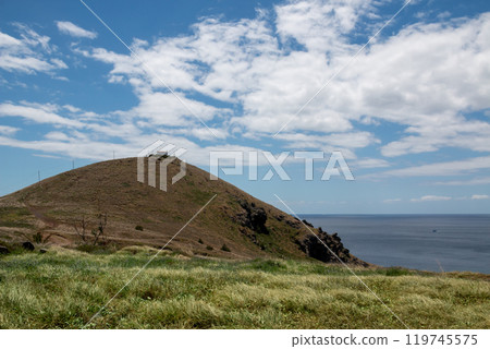 Landscape at Vulcao Penha de Aquia, Madeira, Portugal 119745575