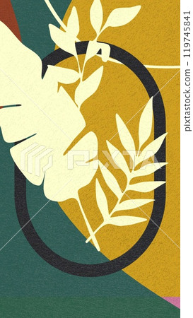 Retro Minimalist Colorful Abstract Background Retro Minimalist Colorful Abstract Background 119745841