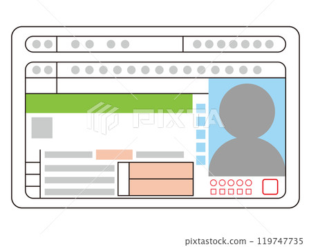 Driver's License Green License 119747735
