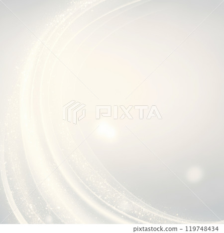 Image of light waves flowing on a white background 119748434