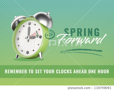 Daylight Saving Time banner 119749091