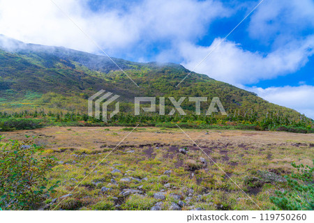 [Mountain material] Tenguhara and sea of clouds in early autumn [Nagano Prefecture] 119750260