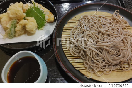 Soba Noodles Set at a Restaurant Soba Noodles Set at a Restaurant 119750715