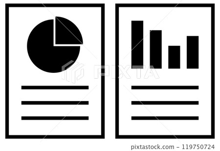 Document Icon Black 119750724