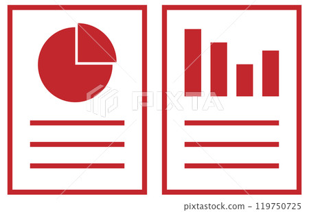 Document icon red Document icon red 119750725