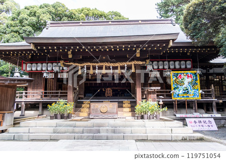 神奈川縣平塚市平塚八幡宮風景 119751054
