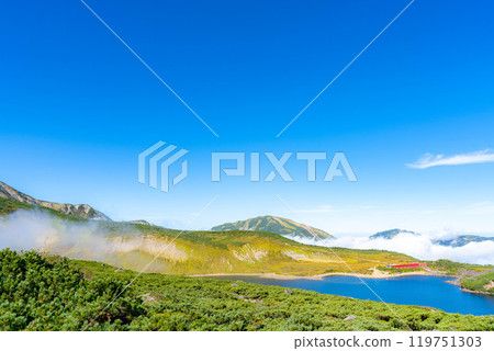 [山材]初秋的白馬禦池[長野縣] 119751303