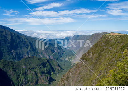 Majestic Cirque de Salazie, Reunion Island: A Natural Wonder. 119751322