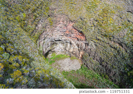Volcanic Crater, Piton de la Fournaise, Reunion Island. 119751331