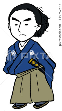 坂本龍馬插畫剪輯 119752454