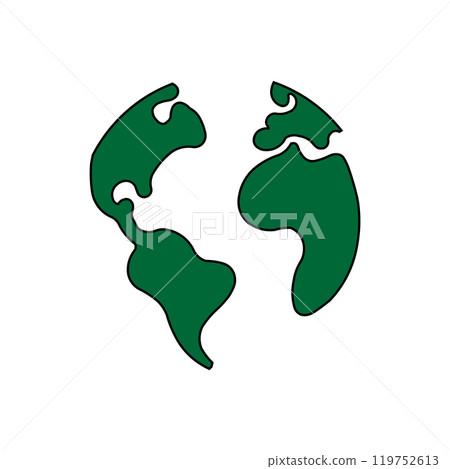 World icon logo design template isolated illustration 119752613
