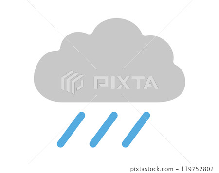Rain icon illustration 119752802