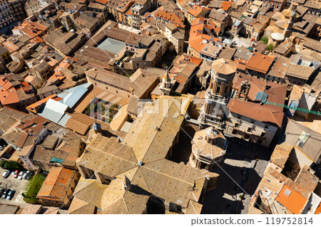 Cathedral of Saint Mary of Tudela from above Cathedral of Saint Mary of Tudela from above 119752814