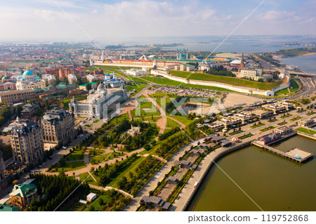 Cityscape of Kazan in summertime 119752868