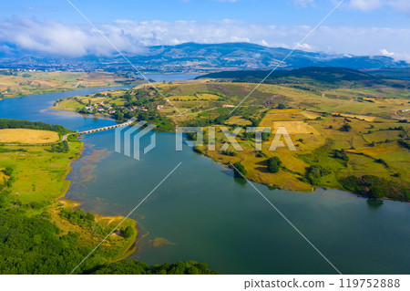 Scenic view of Ebro river 119752888