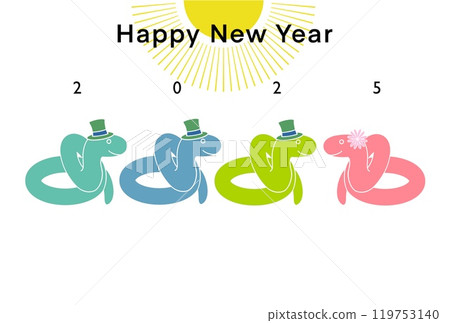 新年卡 新年卡 119753140