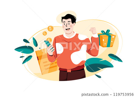 Customer Loyalty IllustrationCustomer Loyalty concept. Flat illustration isolated on white background Customer Loyalty IllustrationCustomer Loyalty concept. Flat illustration isolated on white background 119753956