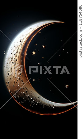 Moon planet on space astronomy sky science 119754096