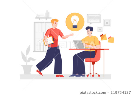 Shopping Promotion Illustrations 119754127