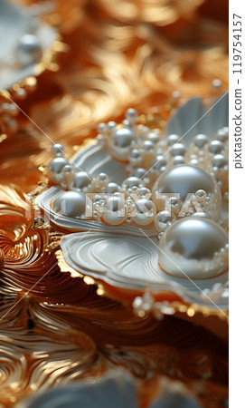 Pearl ocean shell luxury jewelery 119754157