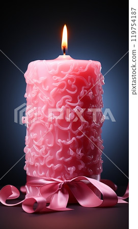 Candle light romantic night relaxing 119754187