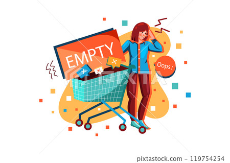 Empty Cart Empty Cart 119754254