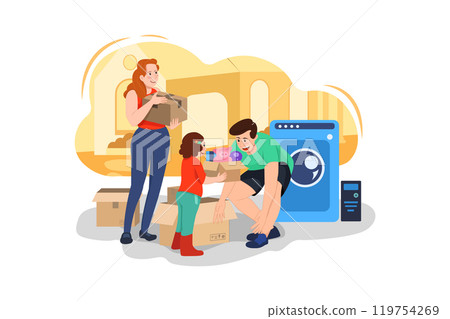 Preparing to move house 119754269