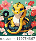 年的例證 119754367