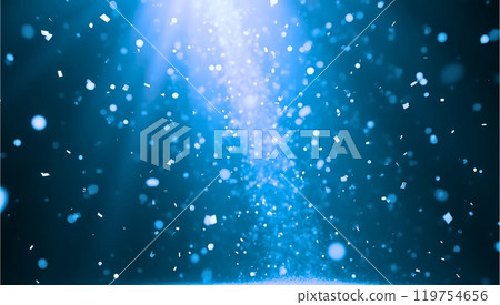 藍球散景，粒子，抽象背景 119754656