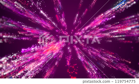 Star particles tunnel glitter lights abstract background Star particles tunnel glitter lights abstract background 119754775