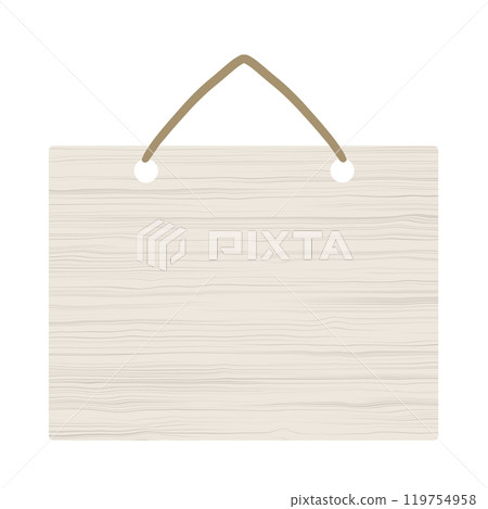Wooden sign 4 (white) 119754958