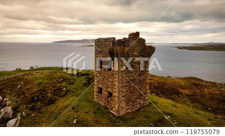 Crohy Head at the west coast of Ireland - an Historic Tower by the Sea is set in a beautifully 119755079