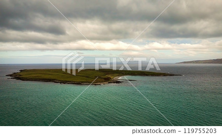 Beautiful Ireland - Flying over the village of Portnoo and Narin Beach in Donegal Beautiful Ireland - Flying over the village of Portnoo and Narin Beach in Donegal 119755203