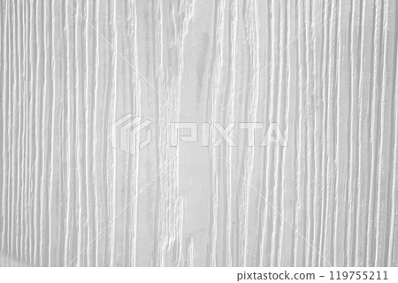 White wooden background, wood texture 119755211