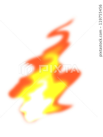 Red fireball illustration 119755456
