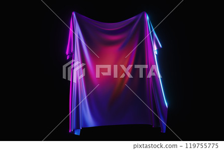 crease, backdrop, luxurious 119755775