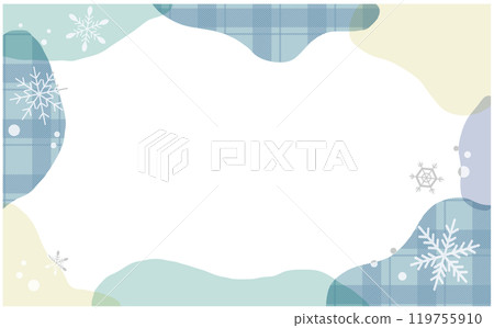 Cute winter background frame material Cute winter background frame material 119755910