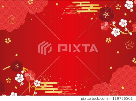 梅花背景圖 119756501