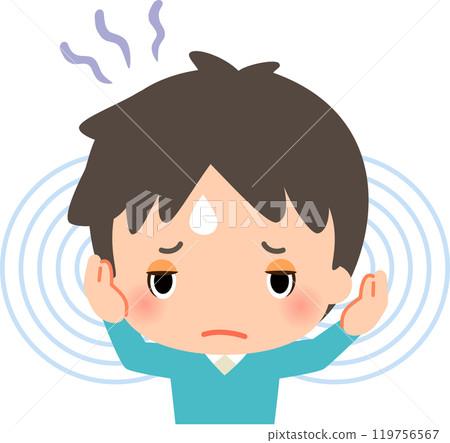 一個患有耳鳴的男人 一個患有耳鳴的男人 119756567