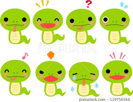 蛇人物插圖集 119756568