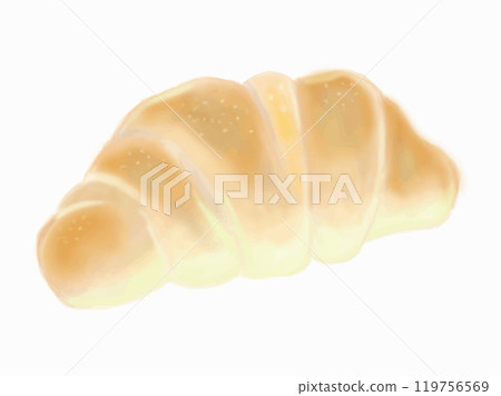 以寫實風格繪製的鹽麵包 以寫實風格繪製的鹽麵包 119756569