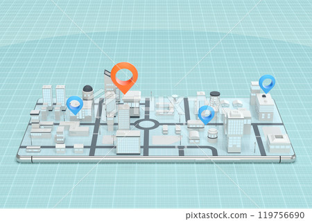 road, position, pin 119756690