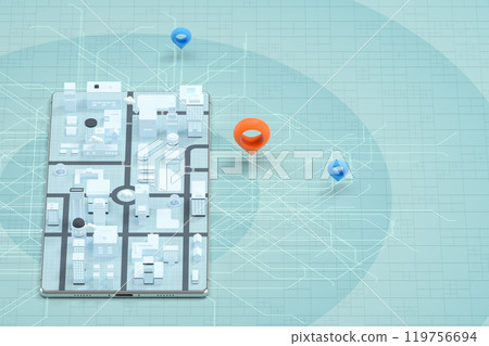 road, position, pin 119756694