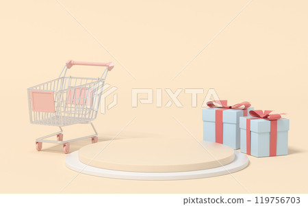 showcase, round, geometric 119756703