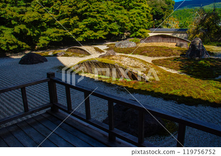 【京都風景】心中的實相院枯山水花園 119756752