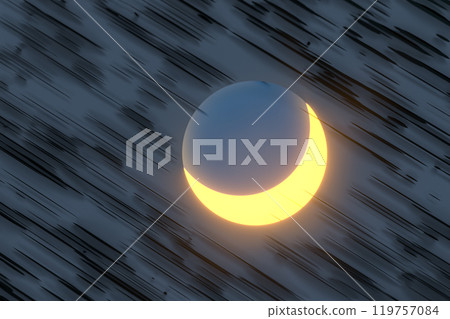 Moon and stars with dark background,abstract Moon and stars with dark background,abstract 119757084