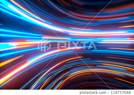 lines, glowing, stage 119757088