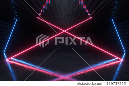 night, vibrant, reflection 119757535